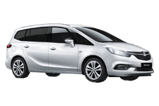 Car Hire Wimbledon - Vauxhall Zafira 5 + 2 - Minibus hire Wimbledon
